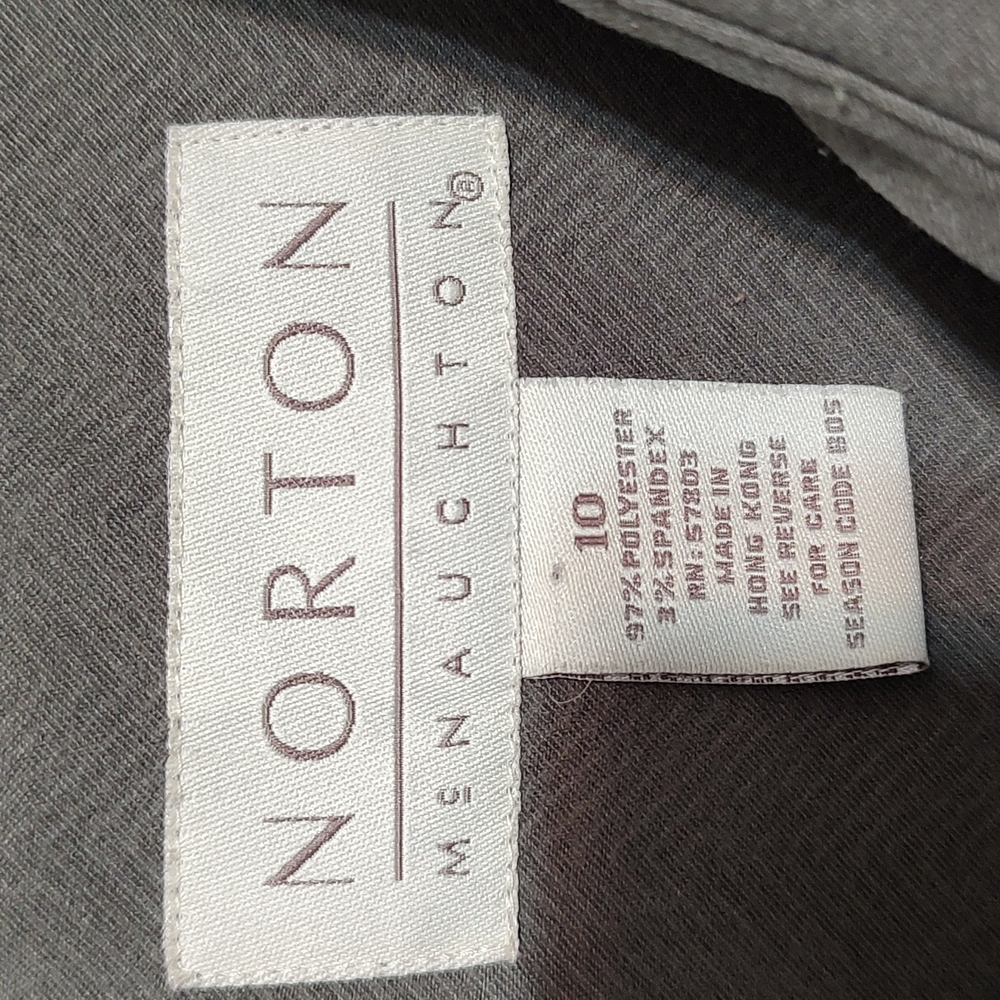 Vintage Green Norton McNaughton Suede Like Jacket sz 10 - Picture 4 of 4